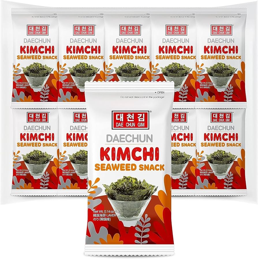 Amazon.com : CHOI's 1 Kimchi Seaweed Snacks / (20 Pack
